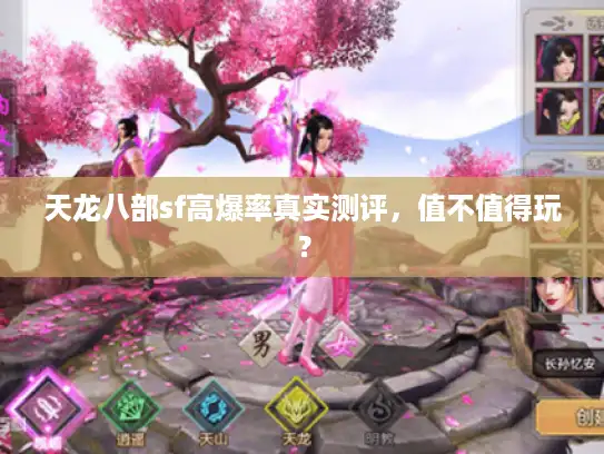 天龙八部sf高爆率真实测评，值不值得玩？