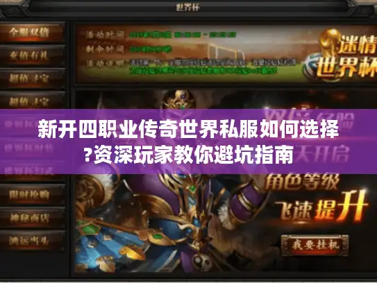 新开四职业传奇世界私服如何选择?资深玩家教你避坑指南 新开四职业传奇世界私服如何选择?资深玩家教你避坑指南