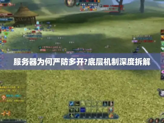 服务器为何严防多开?底层机制深度拆解