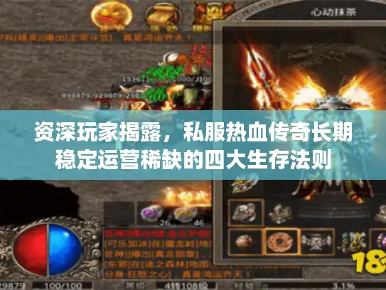 资深玩家揭露,私服热血传奇长期稳定运营稀缺的四大生存法则 资深玩家揭露,私服热血传奇长期稳定运营稀缺的四大生存法则
