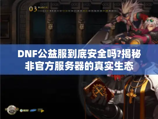 DNF公益服到底安全吗?揭秘非官方服务器的真实生态