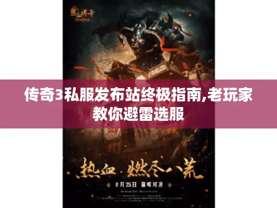 传奇3私服发布站终极指南,老玩家教你避雷选服