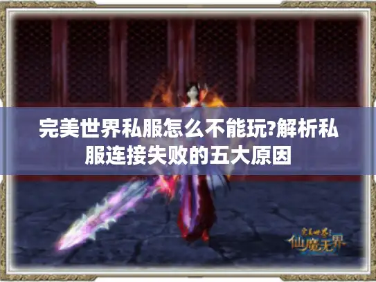 完美世界私服怎么不能玩?解析私服连接失败的五大原因