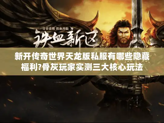 新开传奇世界天龙版私服有哪些隐藏福利?骨灰玩家实测三大核心玩法