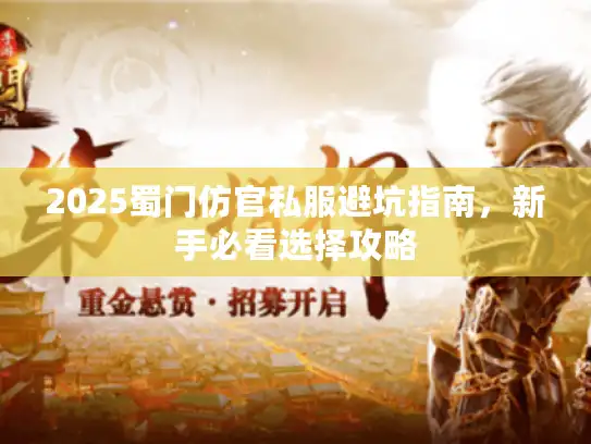 2025蜀门仿官私服避坑指南，新手必看选择攻略