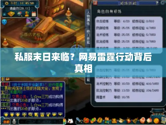 私服末日来临？网易雷霆行动背后真相