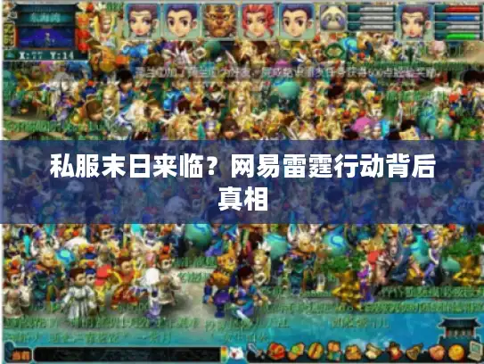 私服末日来临？网易雷霆行动背后真相
