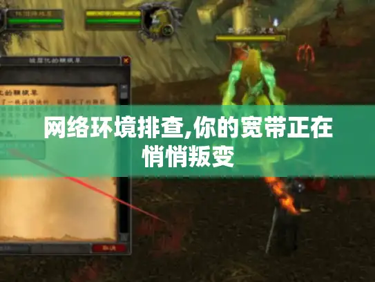 网络环境排查,你的宽带正在悄悄叛变