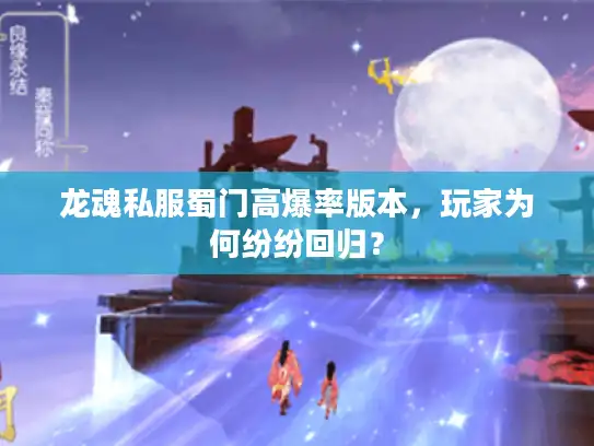 龙魂私服蜀门高爆率版本，玩家为何纷纷回归？