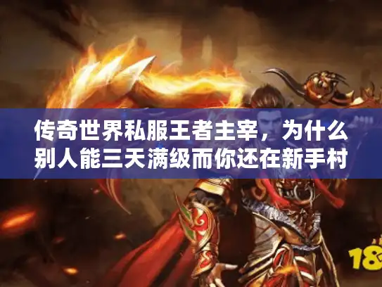 传奇世界私服王者主宰，为什么别人能三天满级而你还在新手村？