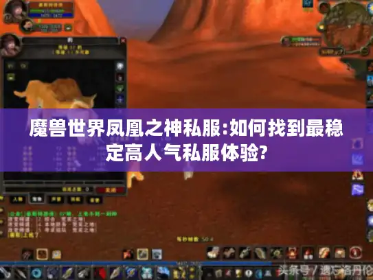 魔兽世界凤凰之神私服:如何找到最稳定高人气私服体验?