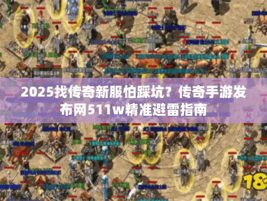 2025找传奇新服怕踩坑？传奇手游发布网511w精准避雷指南
