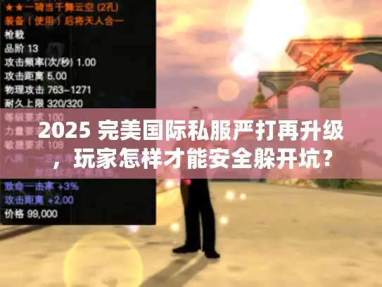 2025 完美国际私服严打再升级，玩家怎样才能安全躲开坑？