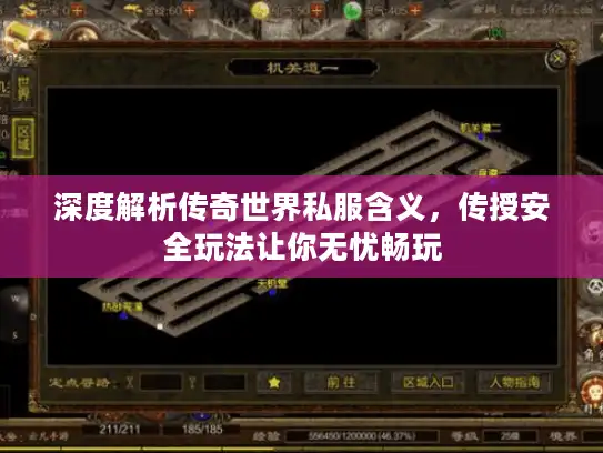 深度解析传奇世界私服含义，传授安全玩法让你无忧畅玩