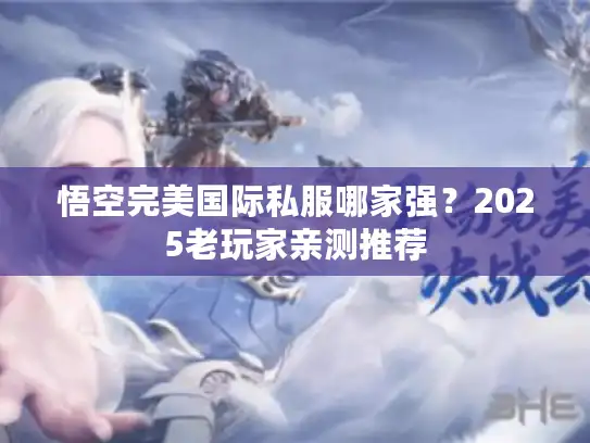 悟空完美国际私服哪家强？2025老玩家亲测推荐