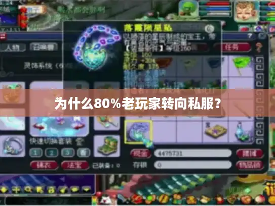 为什么80%老玩家转向私服？