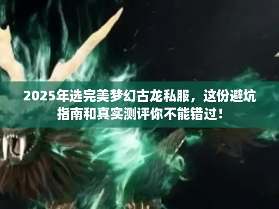 2025年选完美梦幻古龙私服，这份避坑指南和真实测评你不能错过！