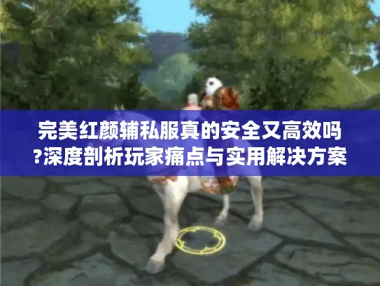 完美红颜辅私服真的安全又高效吗?深度剖析玩家痛点与实用解决方案 完美红颜辅私服真的安全又高效吗?深度剖析玩家痛点与实用解决方案