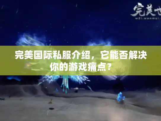 完美国际私服介绍，它能否解决你的游戏痛点？