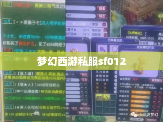 梦幻西游私服sf012 梦幻西游私服sf012