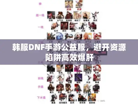 韩服DNF手游公益服，避开资源陷阱高效爆肝