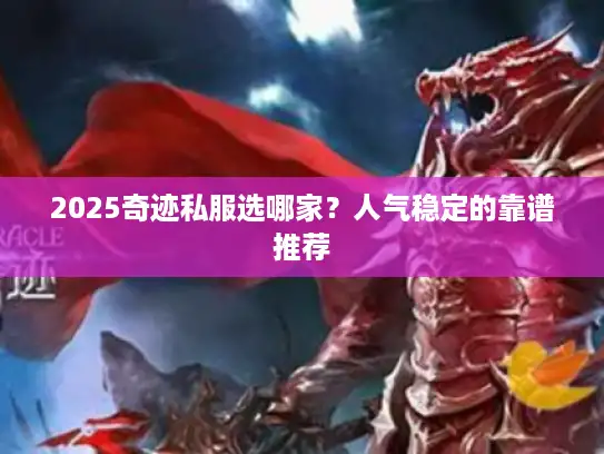 2025奇迹私服选哪家？人气稳定的靠谱推荐