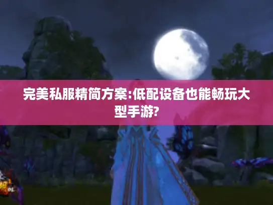 完美私服精简方案:低配设备也能畅玩大型手游? 完美私服精简方案:低配设备也能畅玩大型手游?