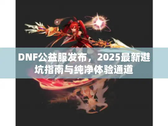 DNF公益服发布，2025最新避坑指南与纯净体验通道
