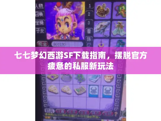 七七梦幻西游SF下载指南,摆脱官方疲惫的私服新玩法 七七梦幻西游SF下载指南,摆脱官方疲惫的私服新玩法