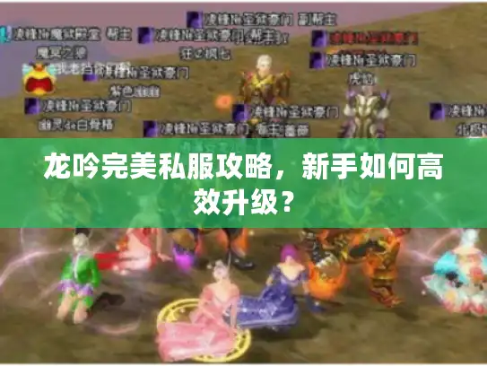 龙吟完美私服攻略，新手如何高效升级？