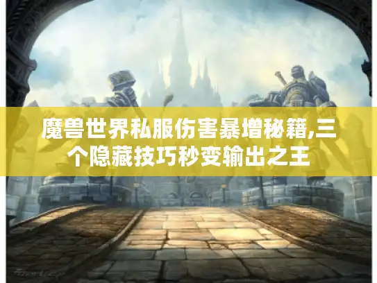 魔兽世界私服伤害暴增秘籍,三个隐藏技巧秒变输出之王