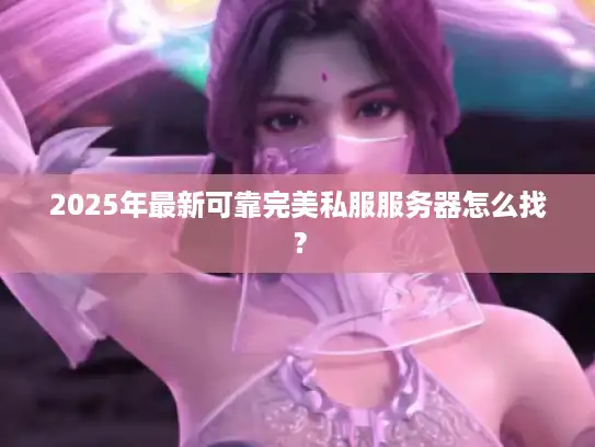 2025年最新可靠完美私服服务器怎么找？