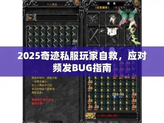 2025奇迹私服玩家自救，应对频发BUG指南