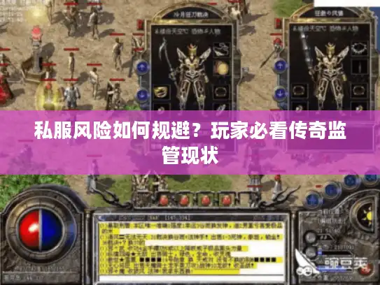 私服风险如何规避？玩家必看传奇监管现状