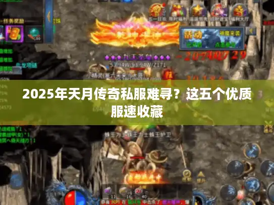 2025年天月传奇私服难寻？这五个优质服速收藏
