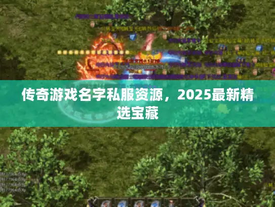 传奇游戏名字私服资源，2025最新精选宝藏
