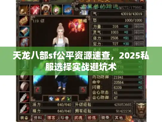 天龙八部sf公平资源速查,2025私服选择实战避坑术 天龙八部sf公平资源速查,2025私服选择实战避坑术