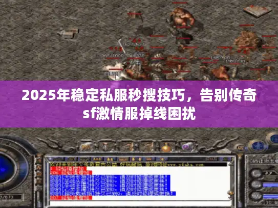 2025年稳定私服秒搜技巧，告别传奇sf激情服掉线困扰