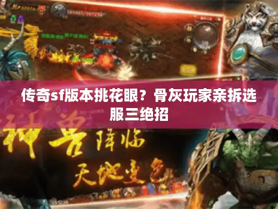 传奇sf版本挑花眼?骨灰玩家亲拆选服三绝招 传奇sf版本挑花眼?骨灰玩家亲拆选服三绝招