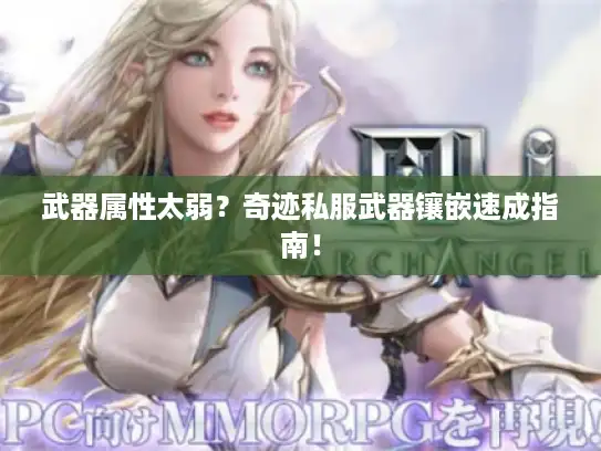 武器属性太弱？奇迹私服武器镶嵌速成指南！