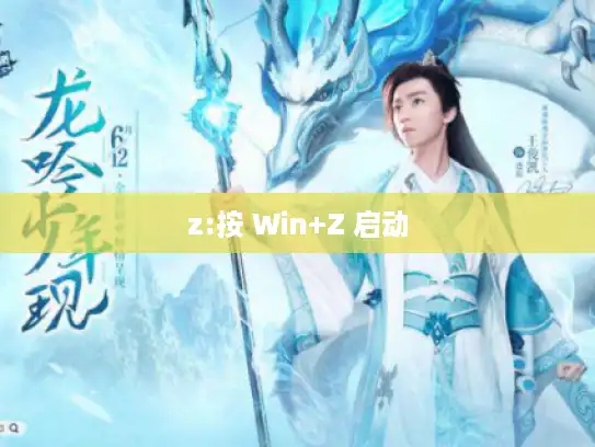 z:按 Win+Z 启动