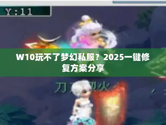 W10玩不了梦幻私服？2025一键修复方案分享