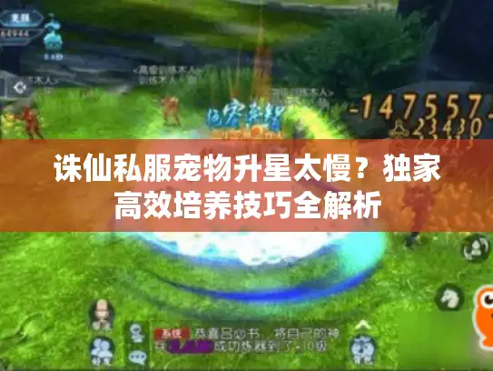 诛仙私服宠物升星太慢？独家高效培养技巧全解析