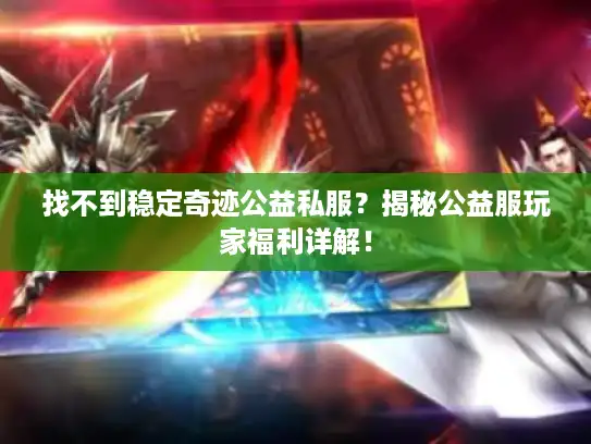 找不到稳定奇迹公益私服？揭秘公益服玩家福利详解！