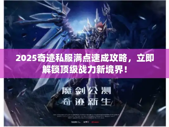 2025奇迹私服满点速成攻略，立即解锁顶级战力新境界！