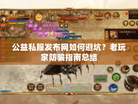 公益私服发布网如何避坑?老玩家防骗指南总结 公益私服发布网如何避坑?老玩家防骗指南总结