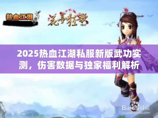 2025热血江湖私服新版武功实测，伤害数据与独家福利解析