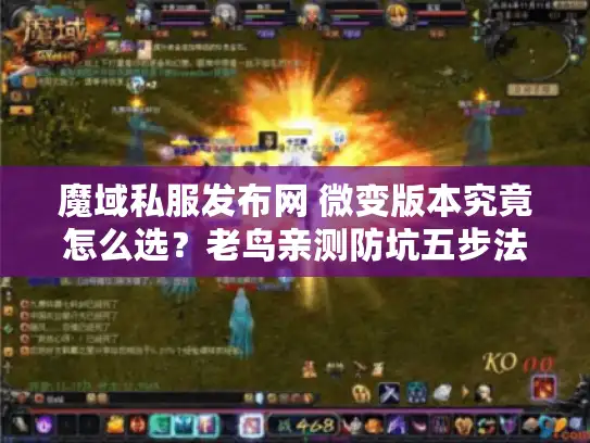 魔域私服发布网 微变版本究竟怎么选？老鸟亲测防坑五步法