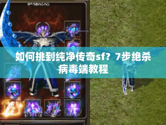 如何挑到纯净传奇sf？7步绝杀病毒端教程