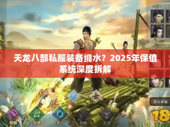 天龙八部私服装备缩水？2025年保值系统深度拆解